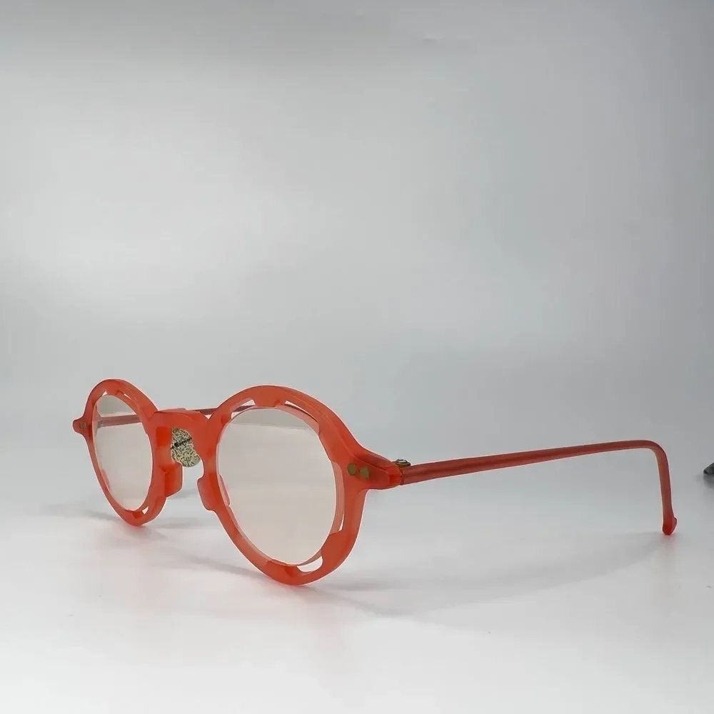 l.a.Eyeworks Eyeglasses REGUMBA 226M Orange Round Oval Frames 140 mm - Picture 8 of 9